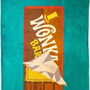 Franco Collectibles Willy Wonka & The Chocolate Factory Super Soft Cozy Blanket